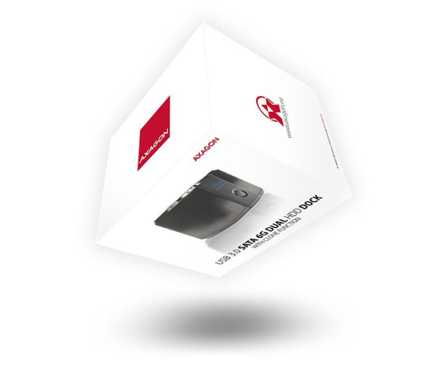 Axagon ADSA-ST Stacja dokująca, USB 3.2 Gen 1 (HDD/SSD clone) - 1185548 - zdjęcie 2